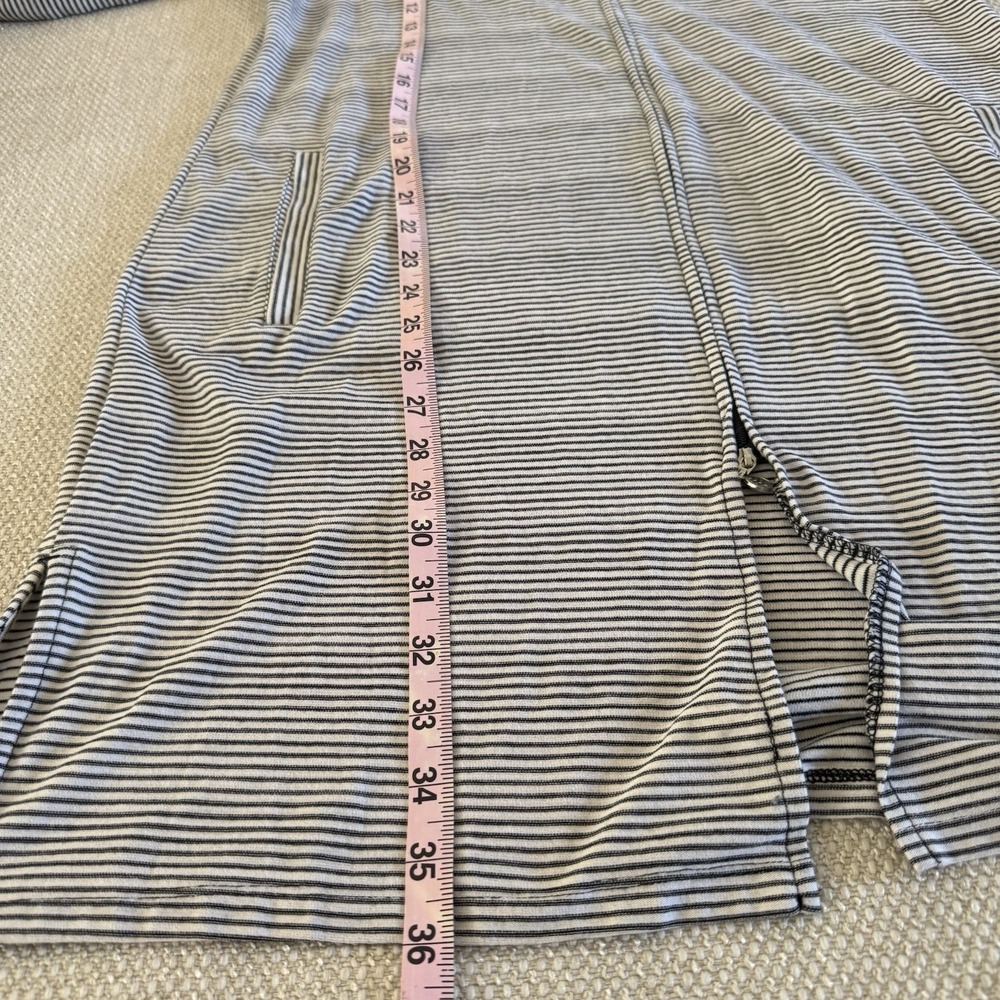 Coolibar Hoodie Womens Medium Blue Cabana Sailor UPF 50+ Hoodie Full Zip - Picture 15 of 15